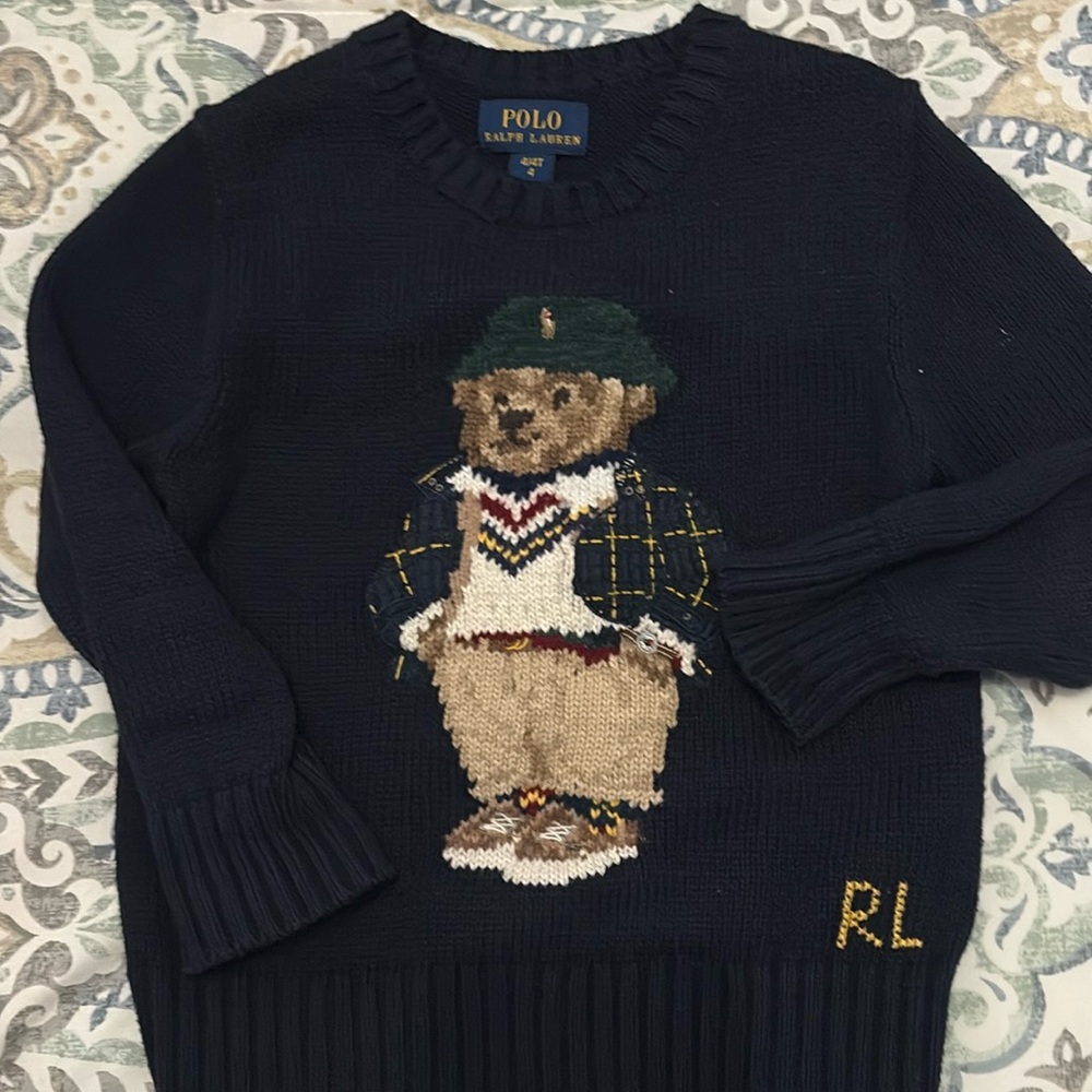 Toddler Ralph Lauren bear sweater